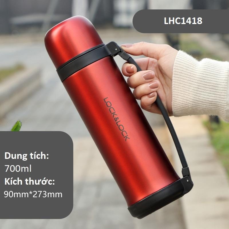 Bình giữ nhiệt Lock&Lock 700ml LHC1418 có tay cầm