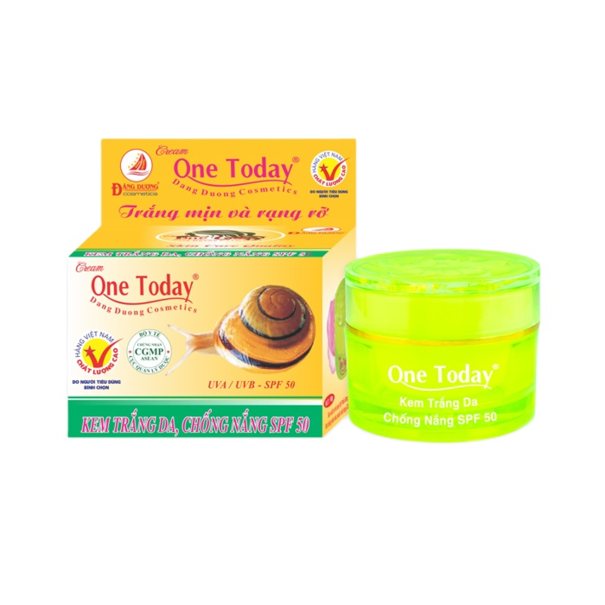 [HCM]Kem One Today Đăng Dương Trắng Da và Chống Nắng SPF50 - 9g
