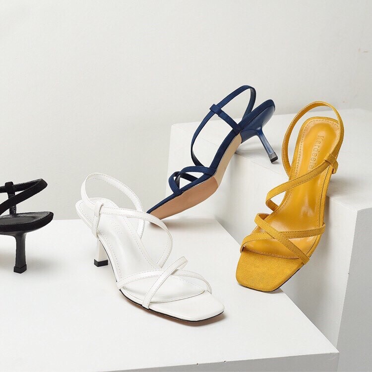 SANDAL GÓT NHỌN CHỮ X CÁ TÍNH MÃ VNXKS20