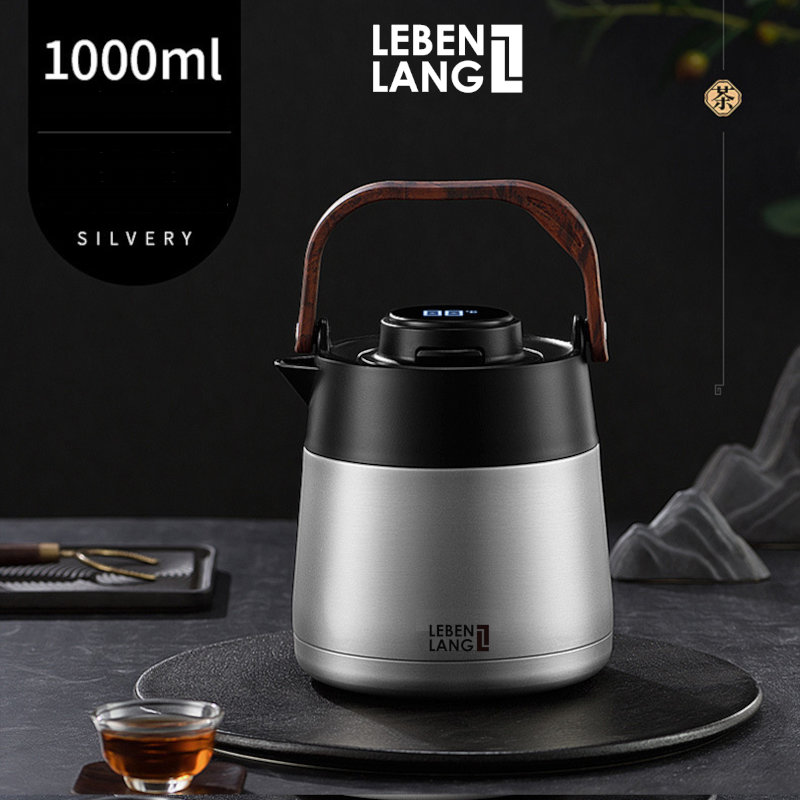 Bình giữ nhiệt pha trà có lọc trà Inox 304 Lebenlang LBL3031 dung tích 1L hàng Đức