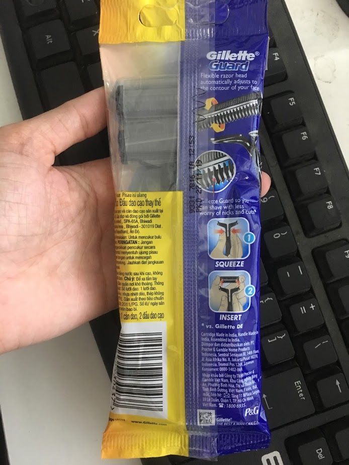 [HCM]Dao cạo râu Gillete Guard nhập khẩu