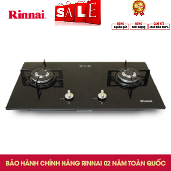 [Voucher 7% Max 800K] Bếp gas âm Rinnai RVB-212BG