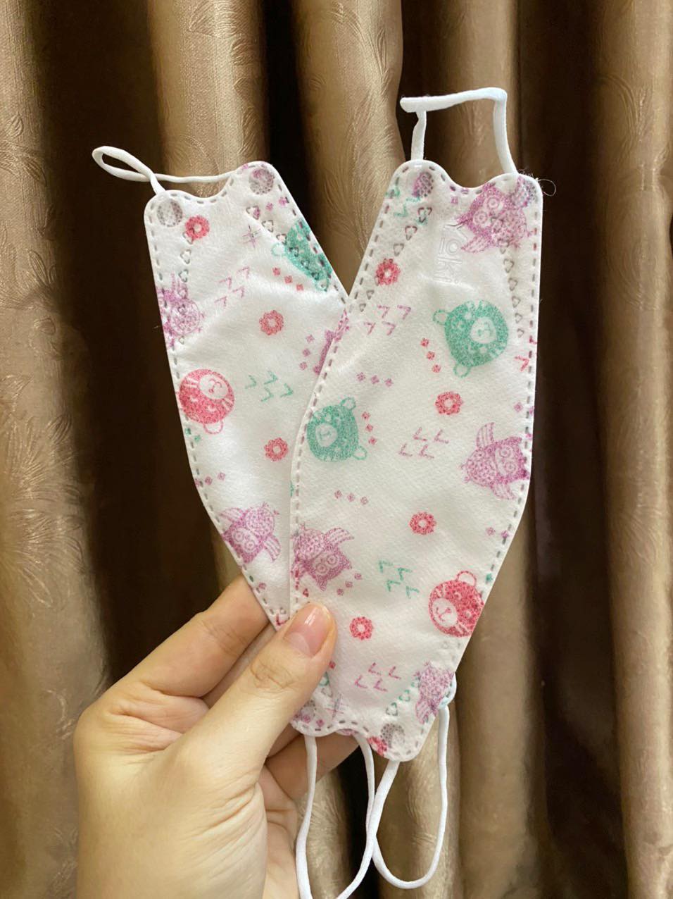 Khẩu trang trẻ em YoKi 4D tiêu chuẩn KF94 4 lớp