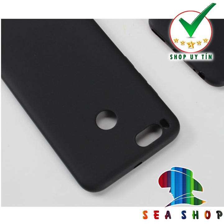 [TẶNG CƯỜNG LỰC]Ốp lưng Xiaomi Mi A1 - Mi 5X silicon đen