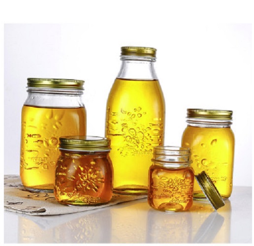 [HCM]Hũ Thủy Tinh Mason Nắp Vặn Nhôm 1000ml  500ml  300ml