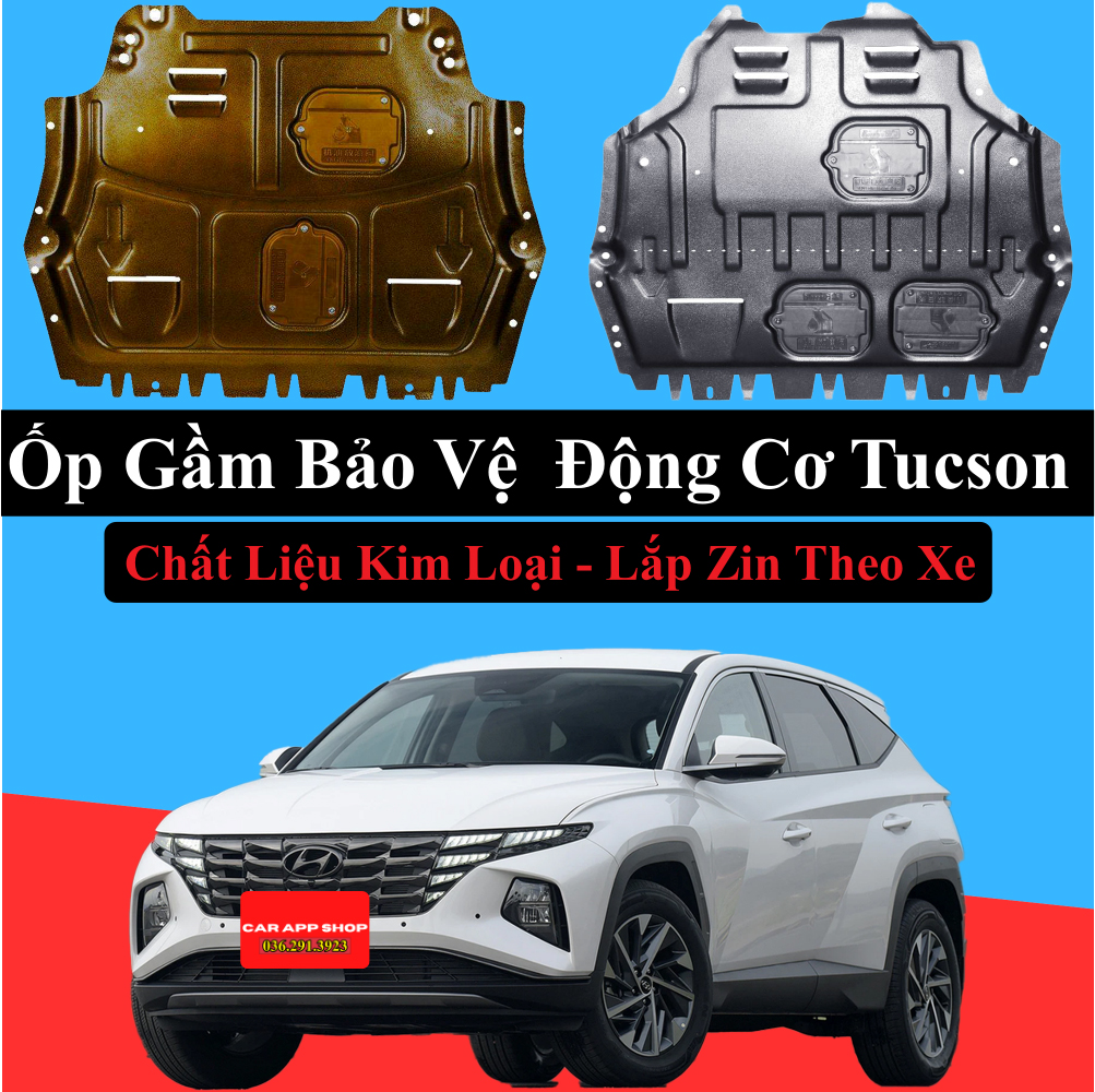 { Thép Chịu Lực } Chắn Gầm Xe Hyundai Tucson Các Đời