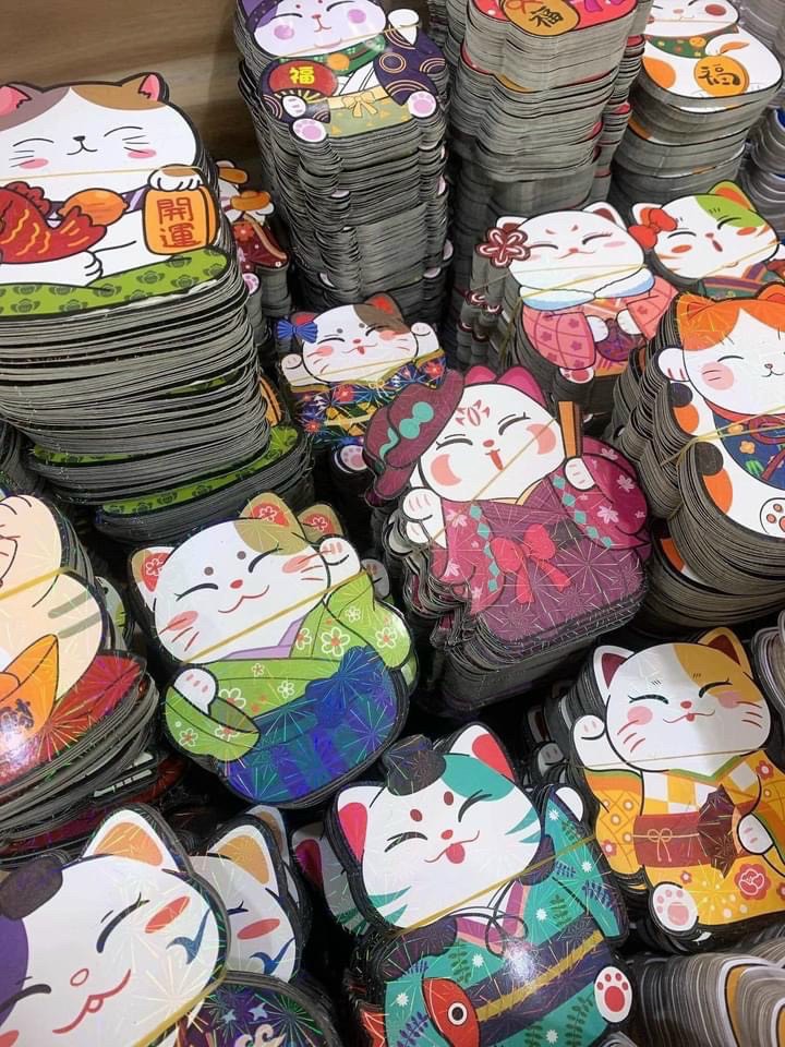 Bao lì xì chibi 2023🧧🧧🧧 1 xấp 10 cái