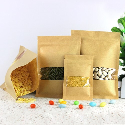 Túi Zip Giấy Bao Bì Thực Phẩm Khô (1kg)