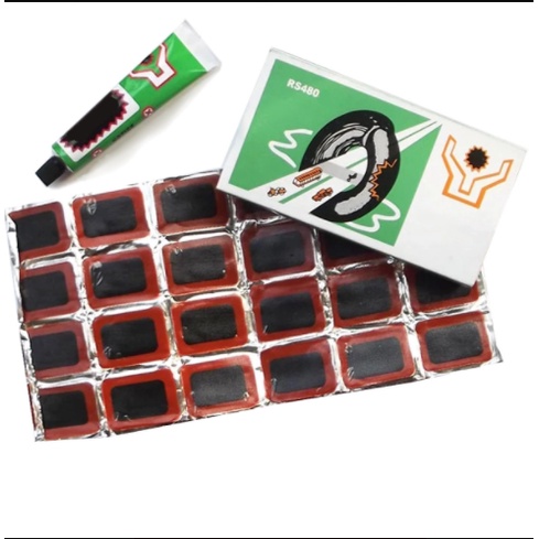 24 Miếng Vá Săm Lốp Xe Đạp Dự Phòng Tự Vá Tại Nhà (Gồm Keo)