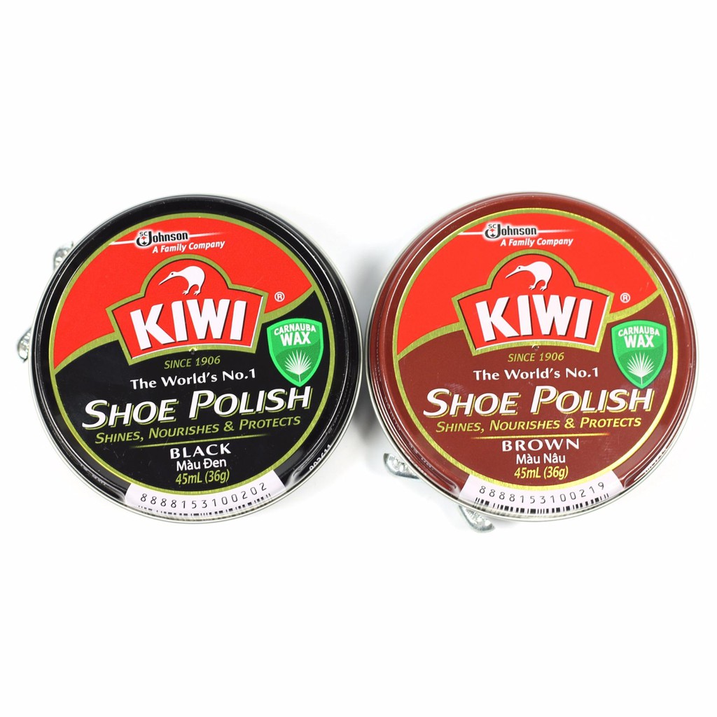 Xi Đánh Giày KIWI Thái Lan Chính Hãng Màu Đen, Nâu