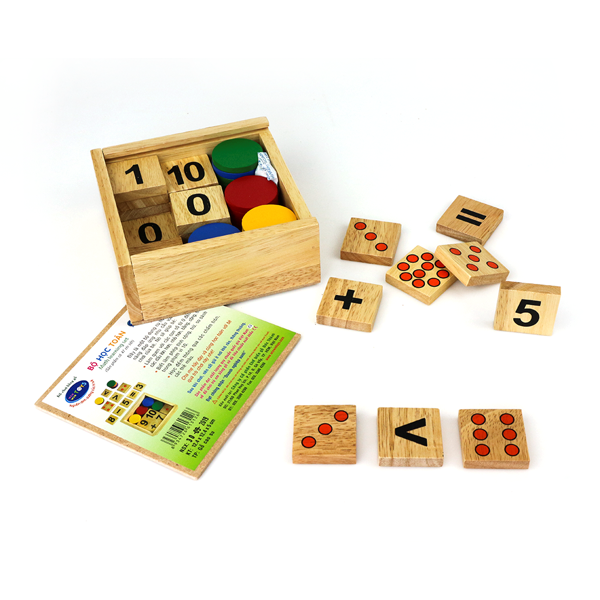Đồ chơi gỗ Winwintoys - Bộ học toán