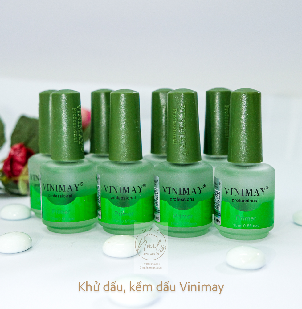 Kiềm dầu Vinimay, khử dầu trên móng