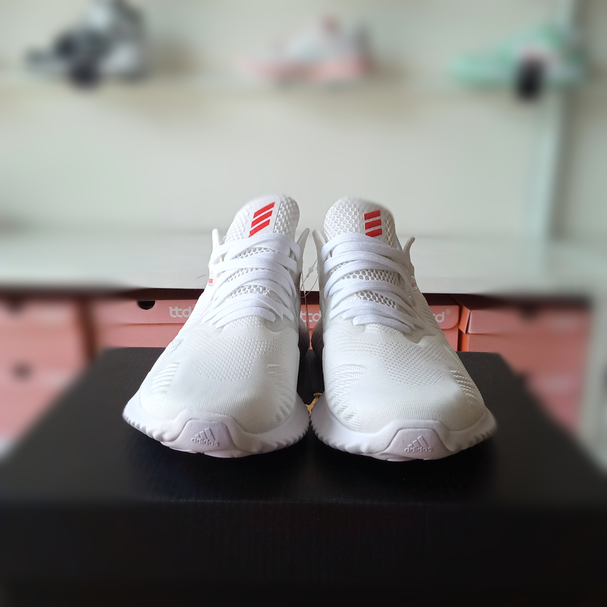 Giày Adidas Alphabounce Beyond trắng xám