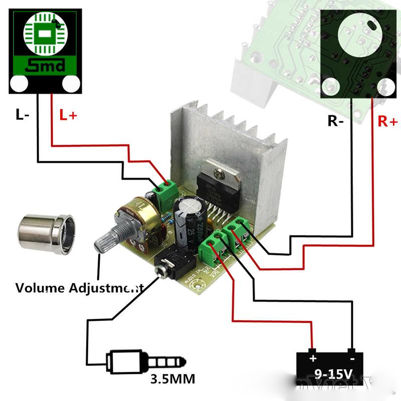 Module audio TDA7297 15W