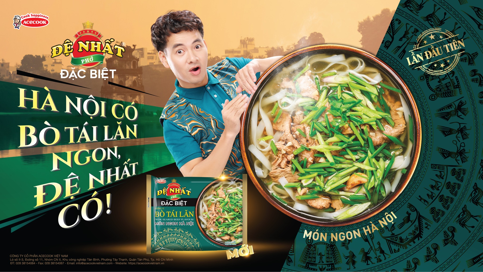 Phở Bò Tái Lăn Đệ Nhất gói 68g