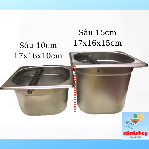 Khay Đập Bã Cà Phê - Hộp Đập Bã Cà Phê Pha Chế - Dụng Cụ Pha Chế