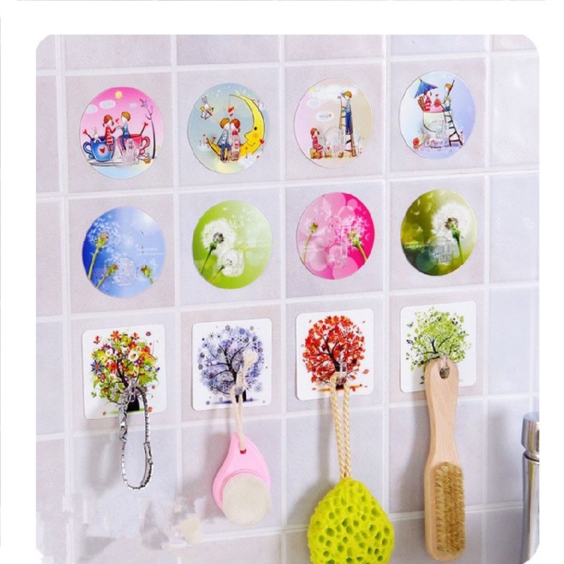 Combo 10 móc dán tường siêu chịu lực 3D