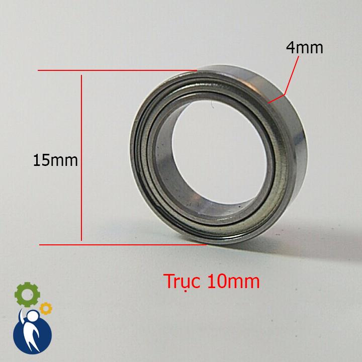 Vòng Bi Trục 10mm 10x15x4mm 6700zz