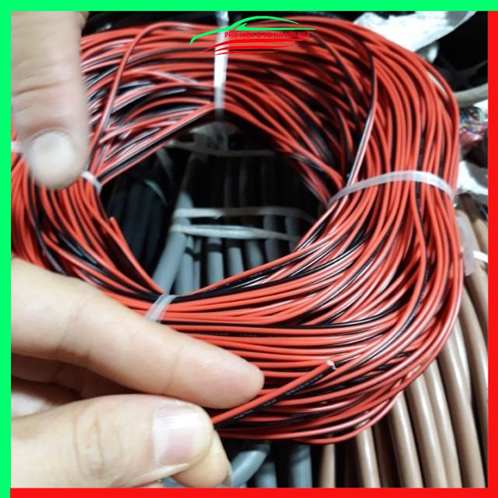 Dây điện đôi đen đỏ 20AWG lõi 0.3mm