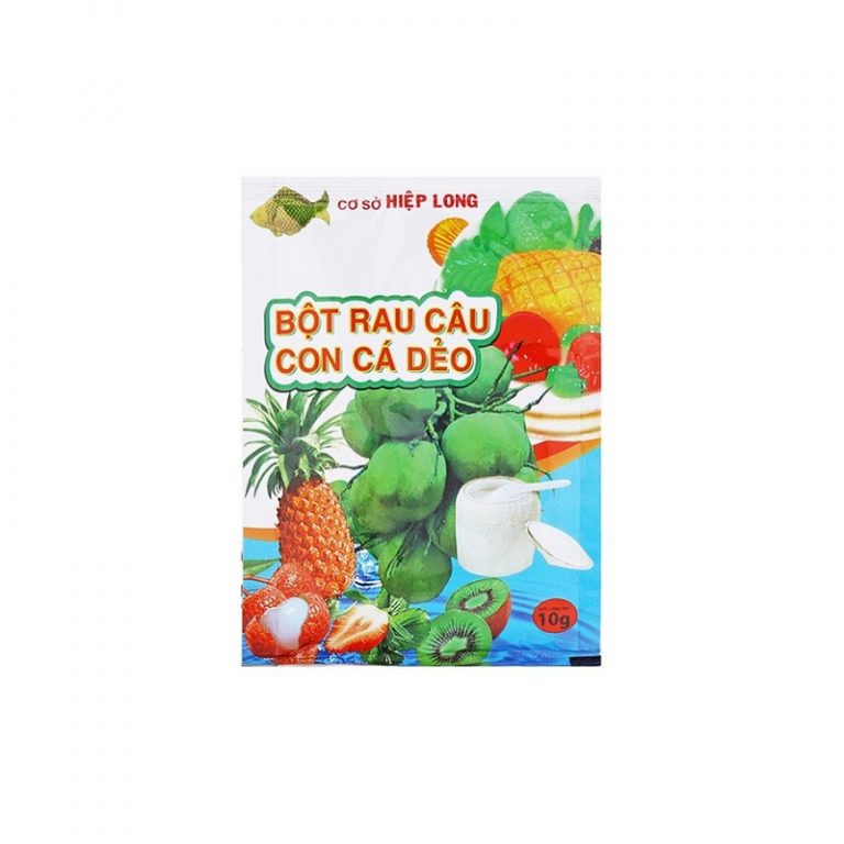 Bột Rau Câu Con Cá Dẻo Hiệp Long 1 Gói