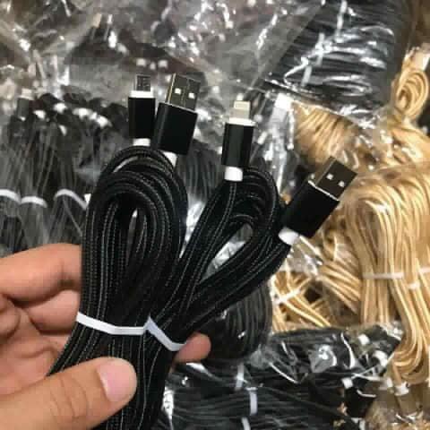 Dây sạc Iphone chân Lightning dài 3m , dây dù chắc chắn, cực bền