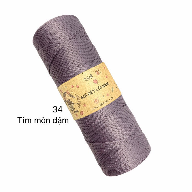 Sợi dệt trơn full bảng màu có tem, mác