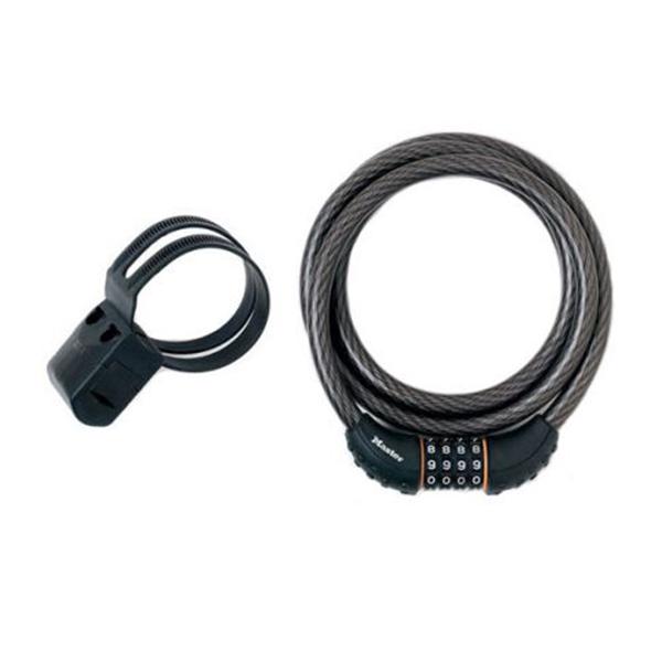Khóa dây số Master Lock 1.8m x 12mm 8122DPRO (Đen)