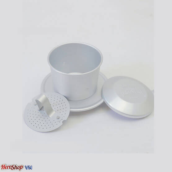 Phin cà phê nhôm to 200gram 100gram phin cafe kèm ấm to chuyên dùng cho quán cafe