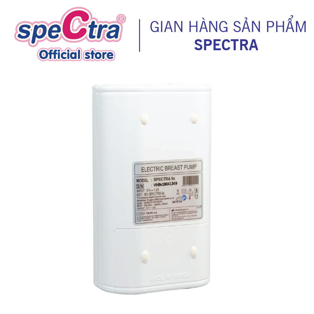 Máy Hút Sữa Điện Đôi Spectra 9S Hàn Quốc (Bảo Hành 1 Năm)