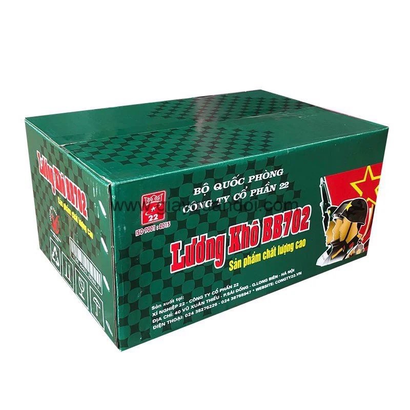 [HCM]Lương Khô BB702- Loại 1 Thùng (6 HỘP)- TPHCM