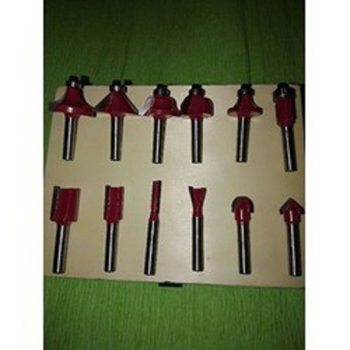 mũi phay gỗ cốt 6.3mm bộ 12 cái