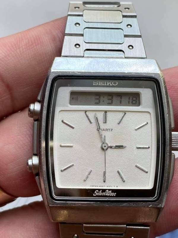 đồng hồ nam Seiko Silver