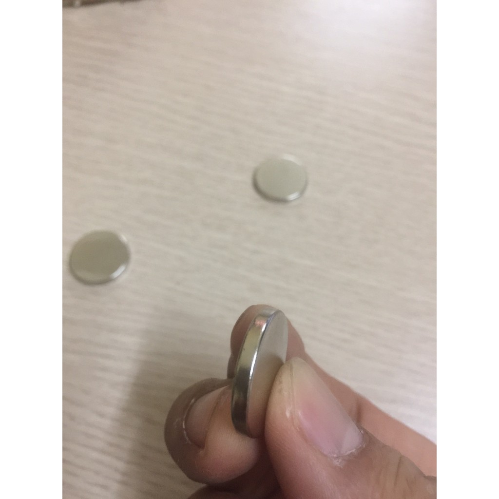 Nam châm viên trắng đất hiếm 20x3mm