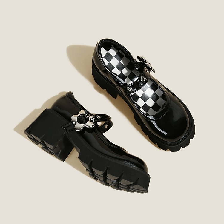 Flora Platform Maryjane - Giày da bò nữ