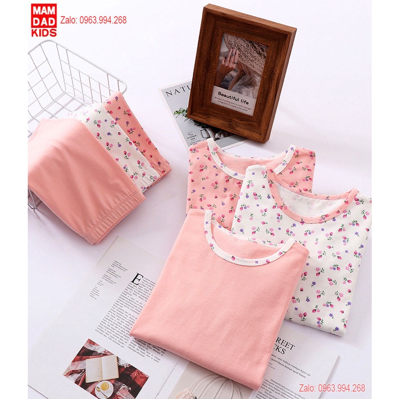 Bộ Đồ Ngủ Cho Bé Gái MAM DAD KIDS (cho bé từ 9-34kg)