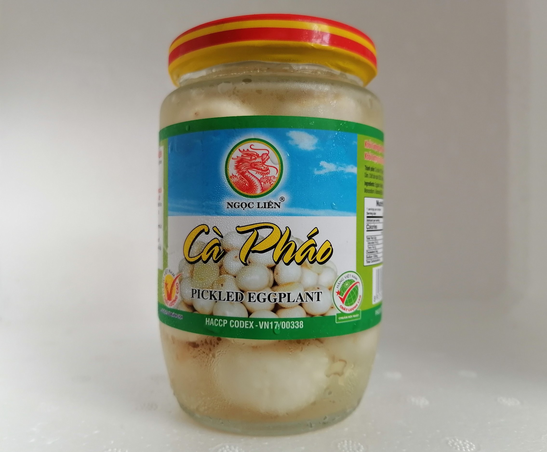 Cà pháo ngâm ngọc liên pickled eggplant
