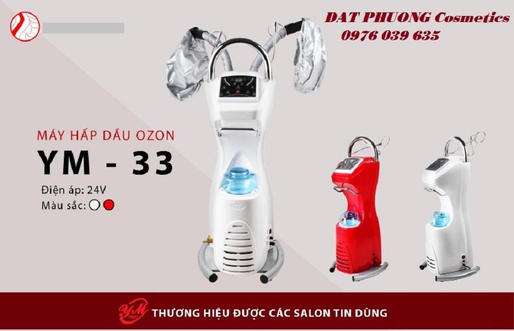 [Trả góp 0%]Máy hấp dầu 2 đầu YM-33 _ Trăng Đỏ
