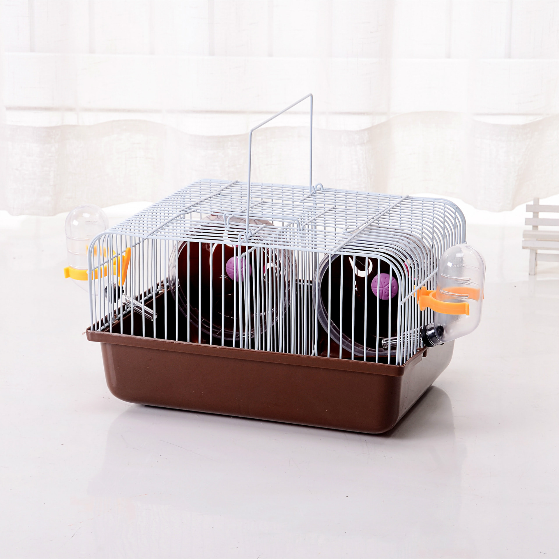 Lồng Đôi Nuôi Hamster 27*21*15cm
