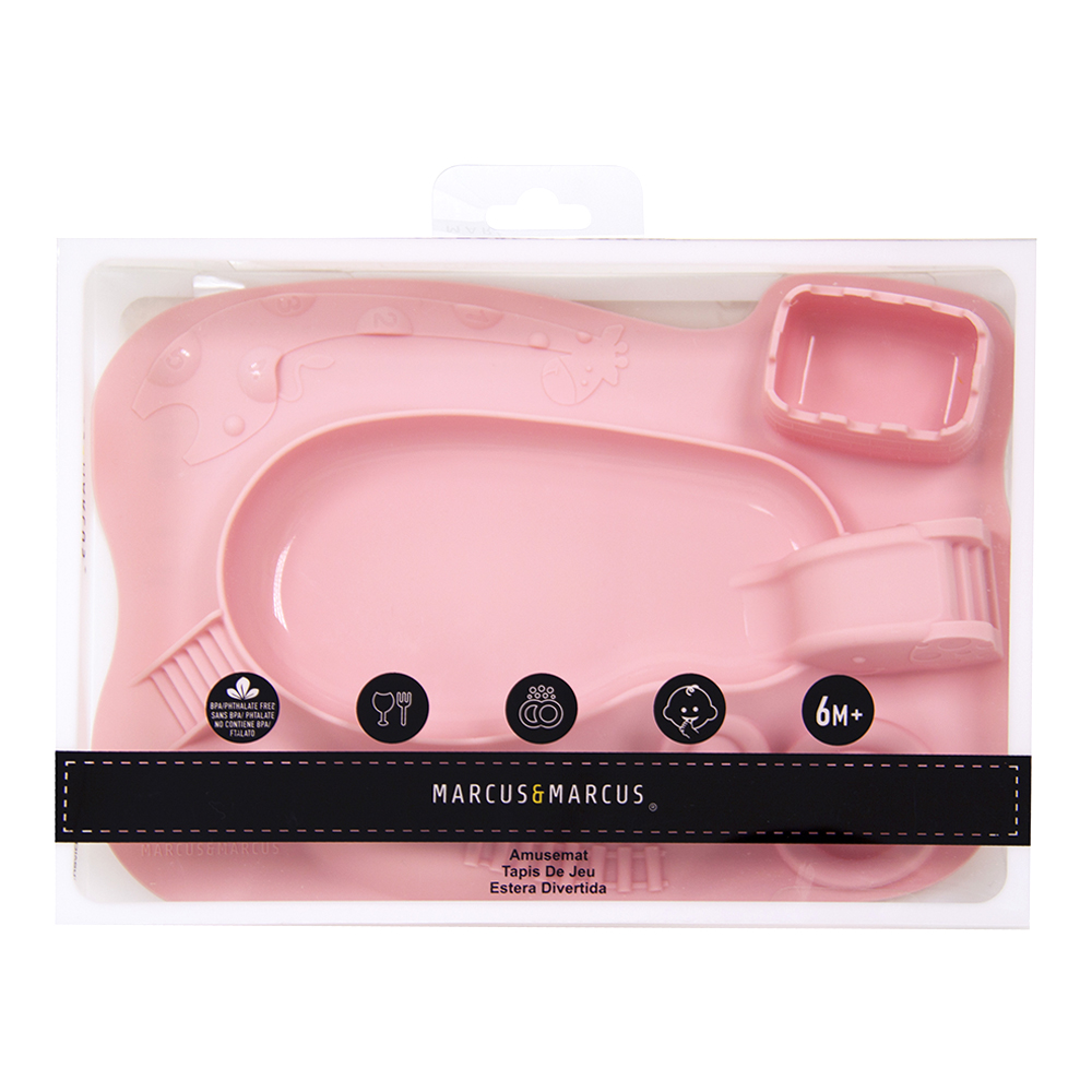 Khay ăn dặm silicon vui nhộn cho bé Marcus & Marcus, từ 6 tháng - Pokey