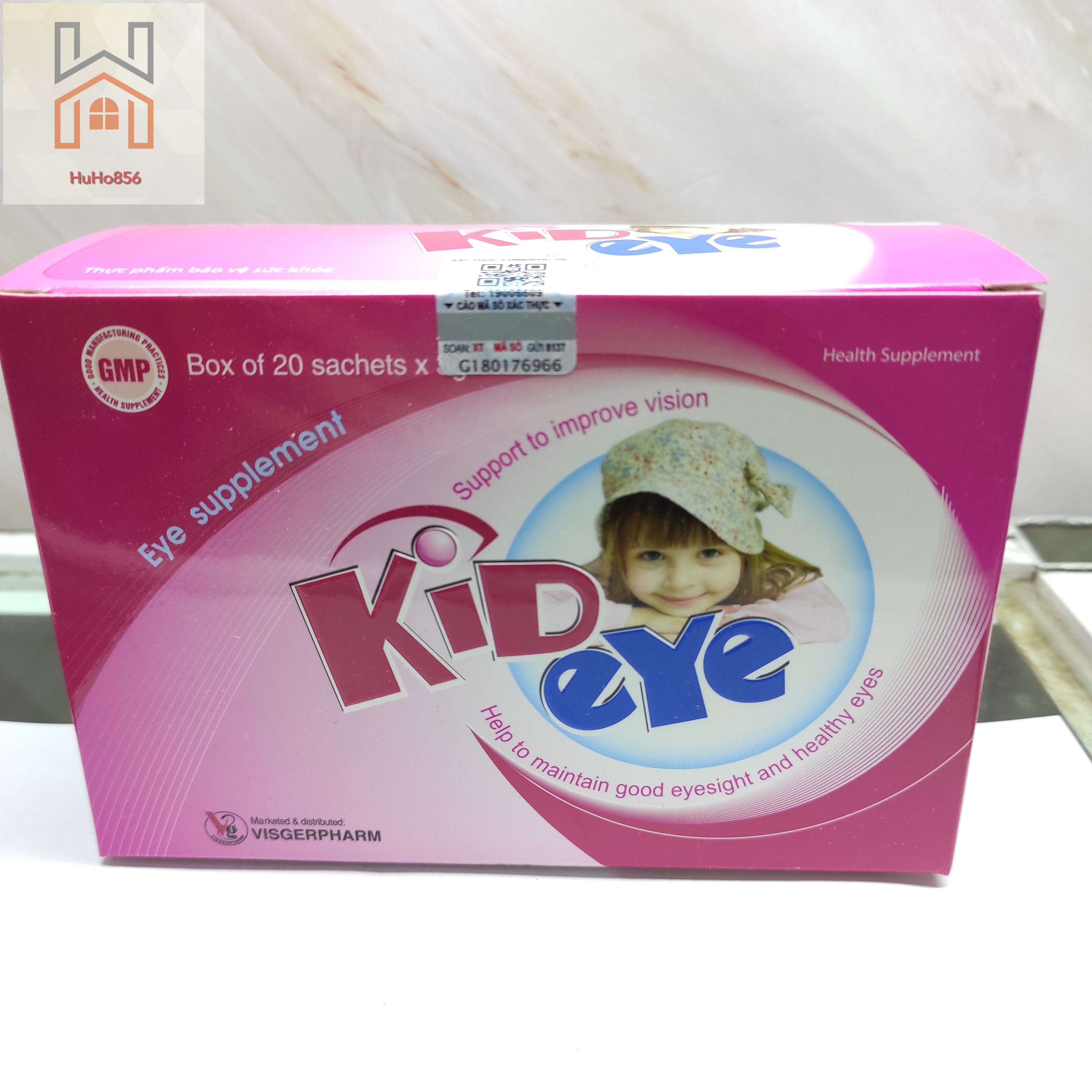 Kideye Cốm Bổ Mắt - Hộp 20 gói