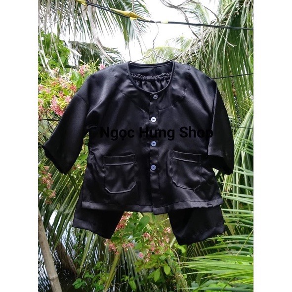 Bộ bà ba phi bóng bé trai và bé gái kèm khăn rằn
