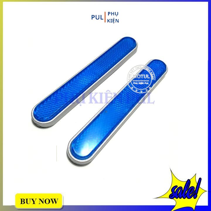 Cặp mắt mèo phản quang dài gắn phuộc xe máy