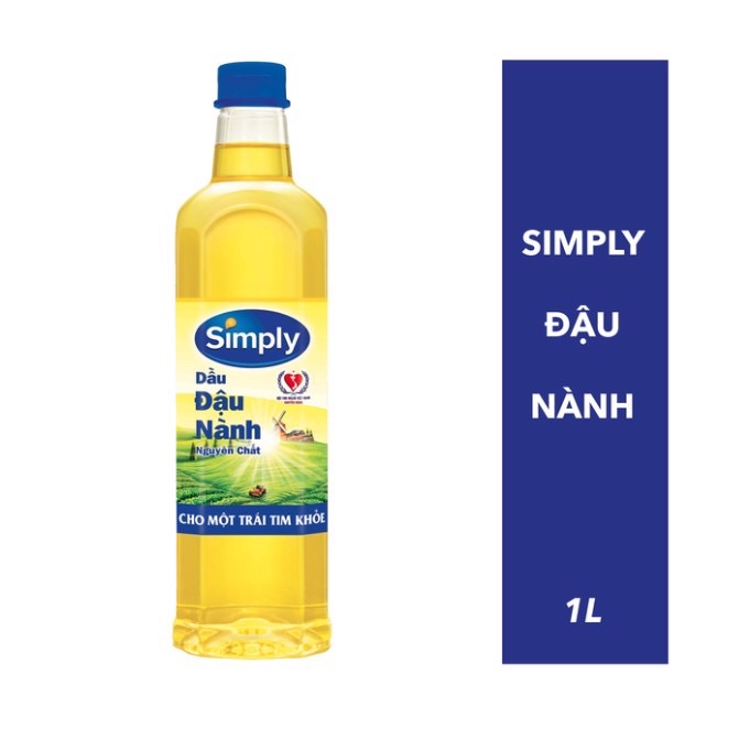 Dầu ăn Simply 1l