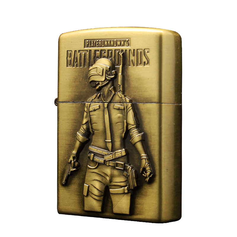 Bật Lửa Xăng Hình Nổi Nhân Vật Nam ( đội nón 3 ) Game PUBG