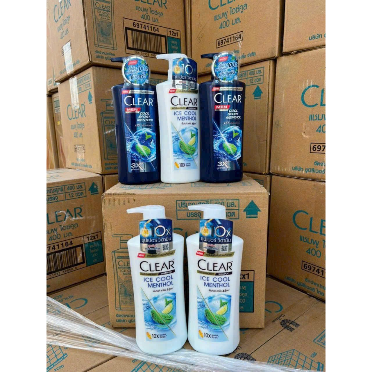 Combo 2 CHAI DẦU GỘI CLEAR MEN - THÁI LAN - 390ML/chai