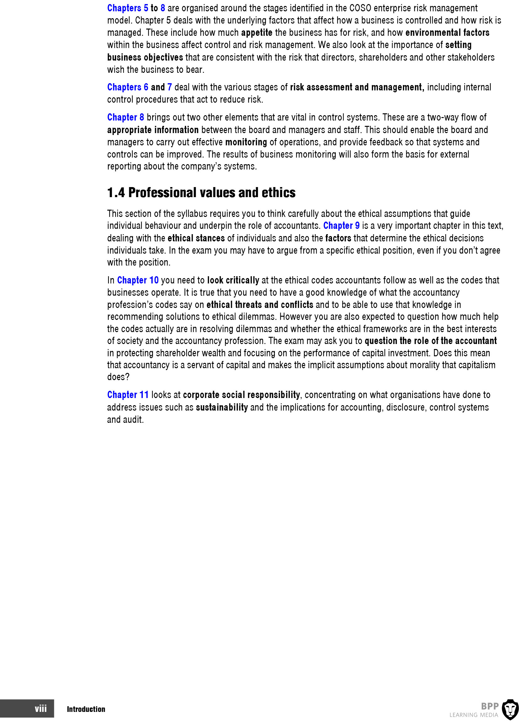 ACCA. Paper P1 Governance, Risk and Ethics. Study Text Sách