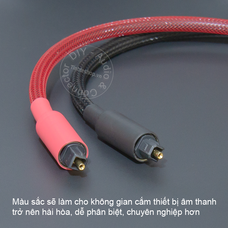 Dây optical DIY 15Cm đến 1 mét cắm cho DAC AMP - Cáp audio quang toslink