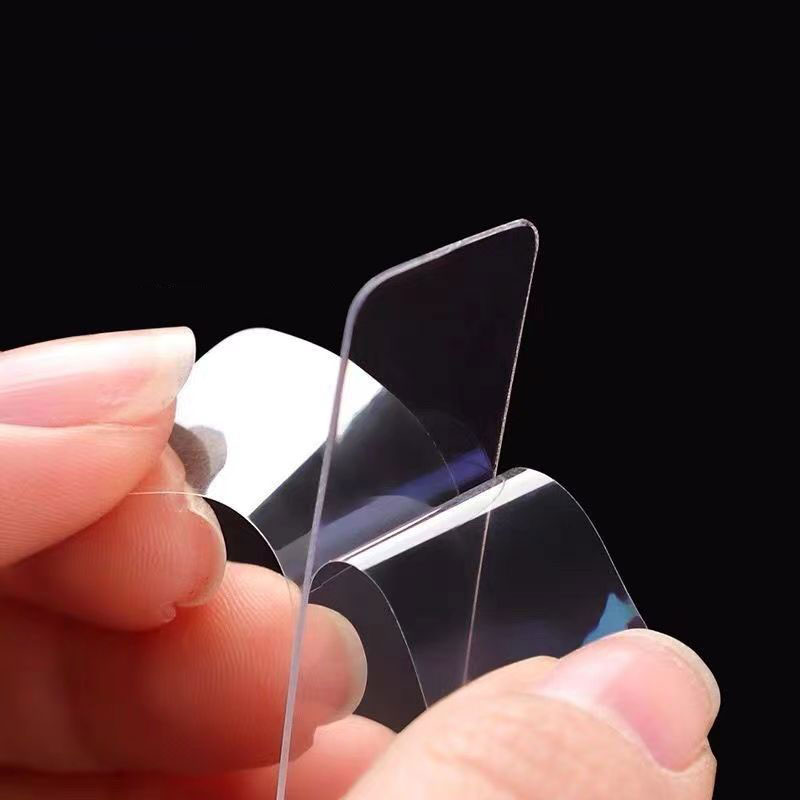 Box of 60 transparent double-sided stickers