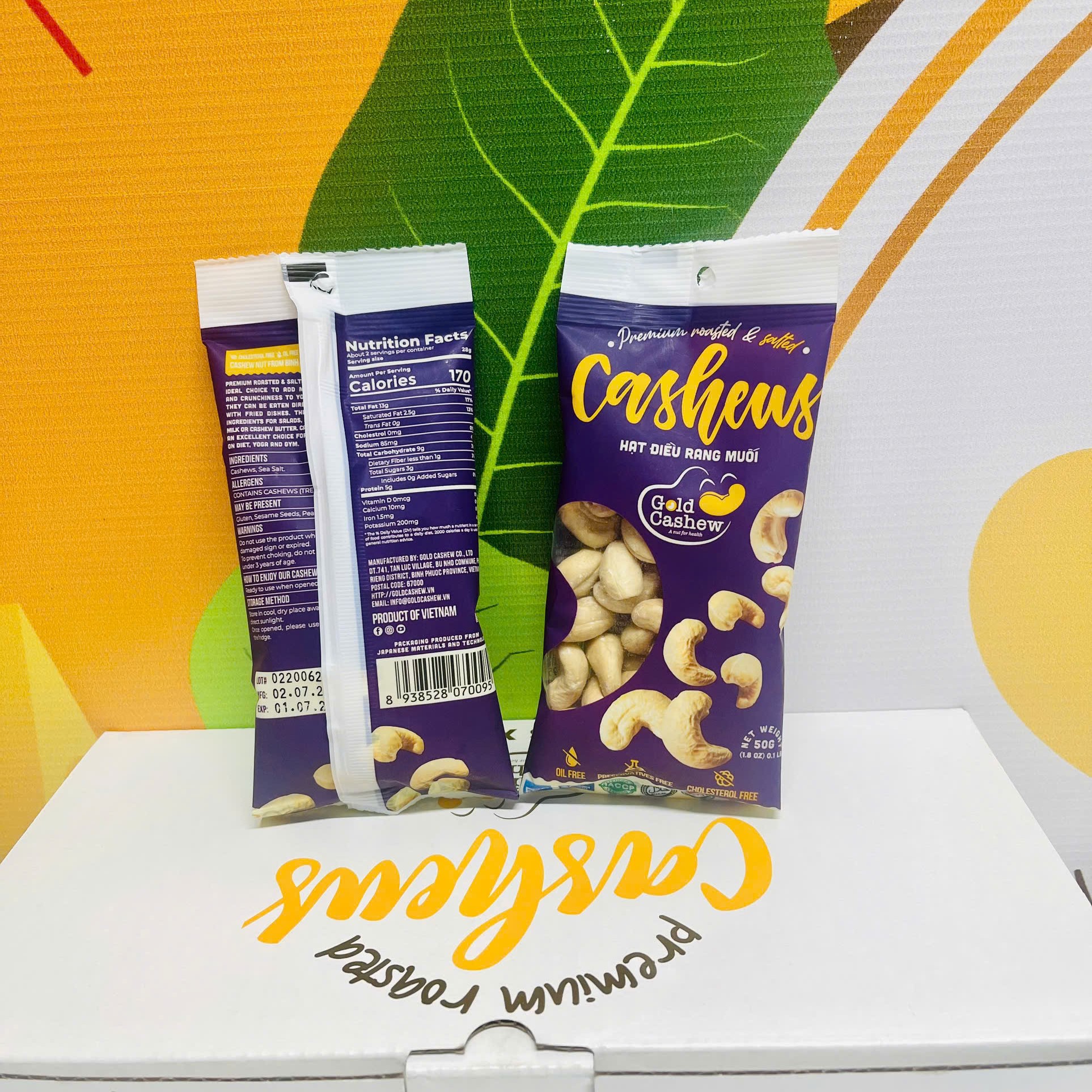 Điều Rang Muối Cao Câp 50gr