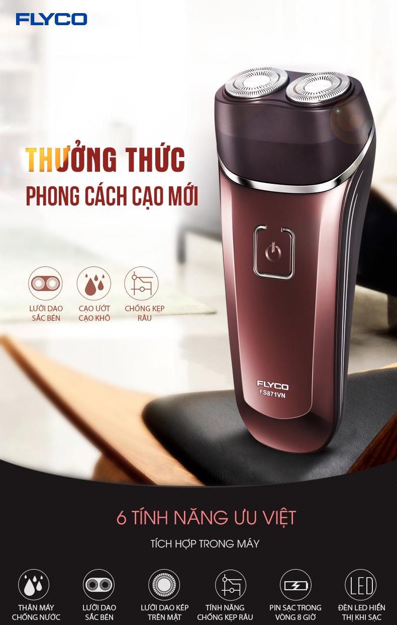 Máy cạo râu Flyco FS871VN
